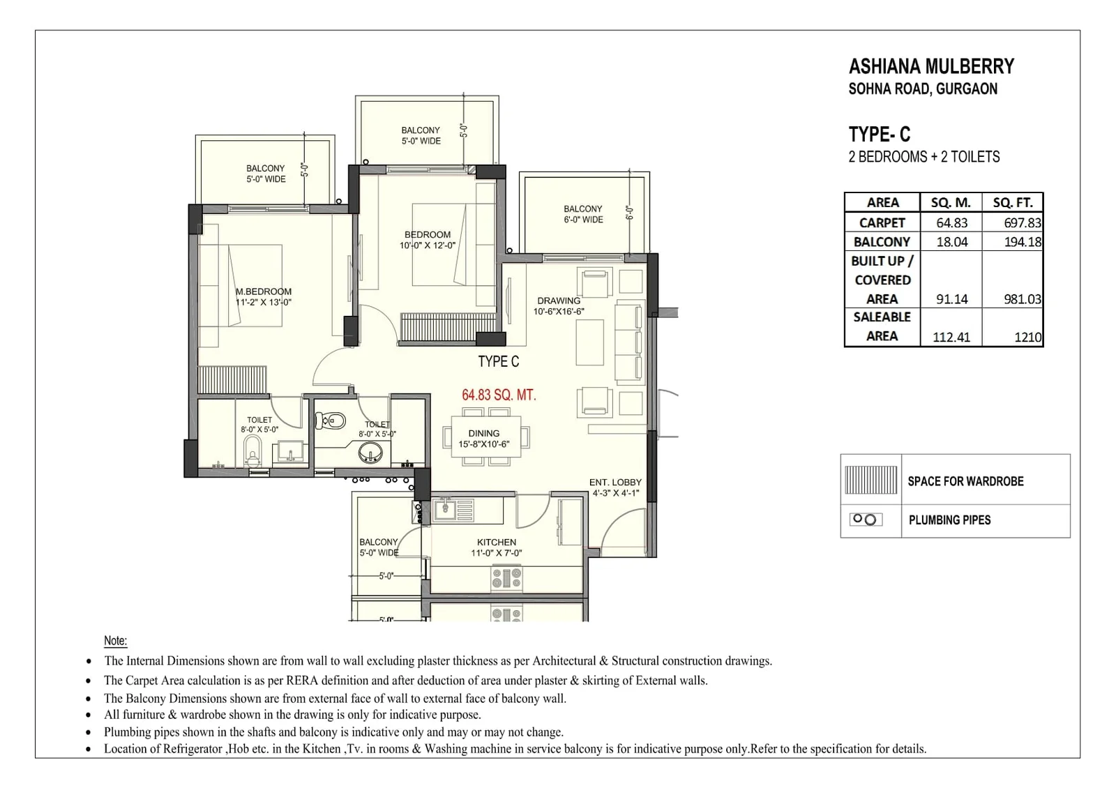 2-BHK-1210-Sq.Ft_